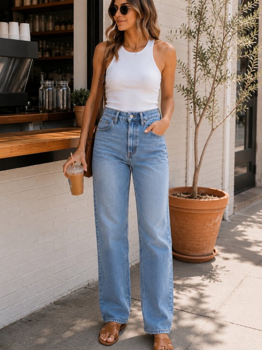 Abercrombie Curve Love 90s Straight Jeans 27/4 Ultra High Rise Light Wash 30"